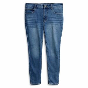 Maurices Everflex High Rise Skinny Jeans Medium Wash Size 10 Long